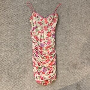 Princess Polly Pink Floral Mini Dress